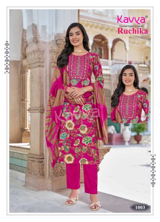 Kavya Ruchika Vol 1 Fancy Readymade Suit Catalog 10 Pcs - Image 5
