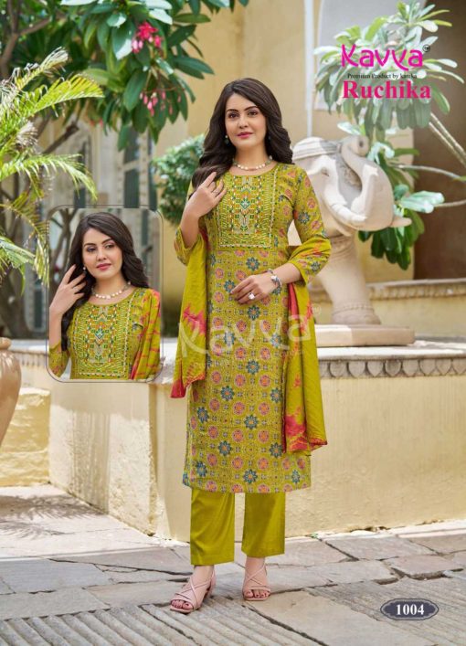 Kavya Ruchika Vol 1 Fancy Readymade Suit Catalog 10 Pcs - Image 6