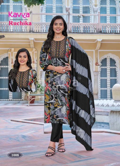 Kavya Ruchika Vol 1 Fancy Readymade Suit Catalog 10 Pcs - Image 10