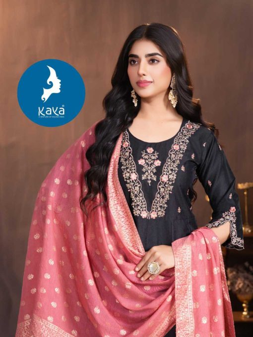 Kaya Angika Silk Readymade Salwar Suit Catalog 6 Pcs - Image 4