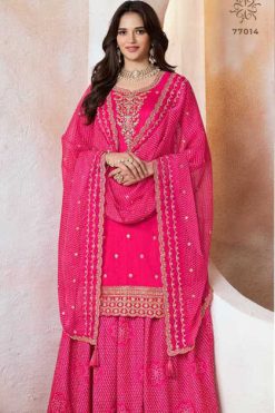Kuleesh Bhavya by Vinay Silk Salwar Suit Catalog 4 Pcs
