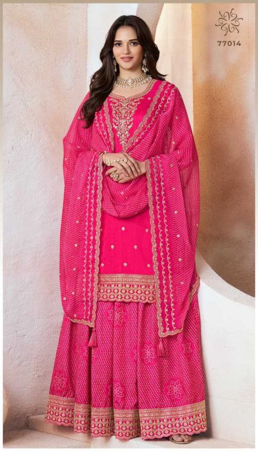 Kuleesh Bhavya by Vinay Silk Salwar Suit Catalog 4 Pcs - Image 9