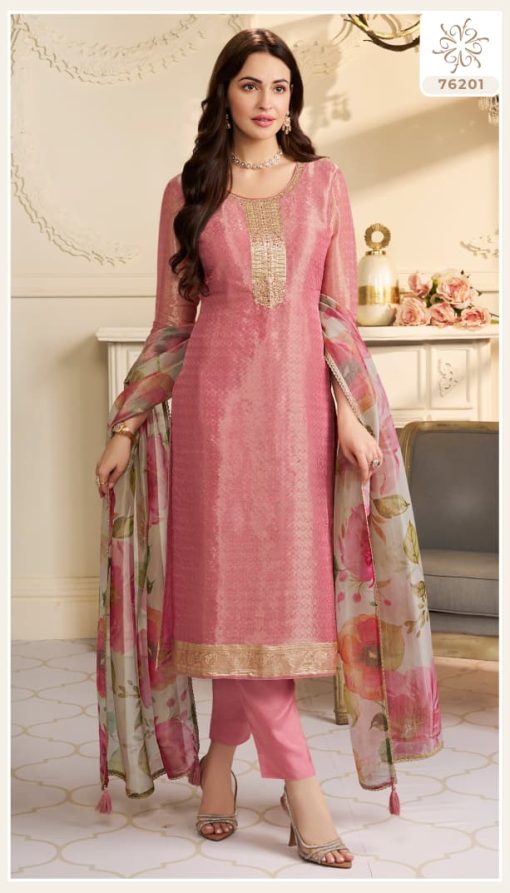 Kuleesh Kanchi by Vinay Silk Salwar Suit Catalog 4 Pcs - Image 3