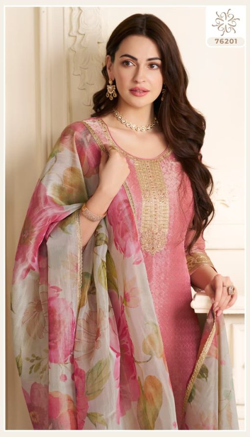 Kuleesh Kanchi by Vinay Silk Salwar Suit Catalog 4 Pcs - Image 4
