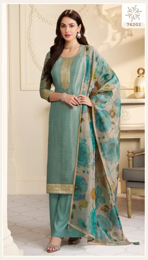 Kuleesh Kanchi by Vinay Silk Salwar Suit Catalog 4 Pcs - Image 5