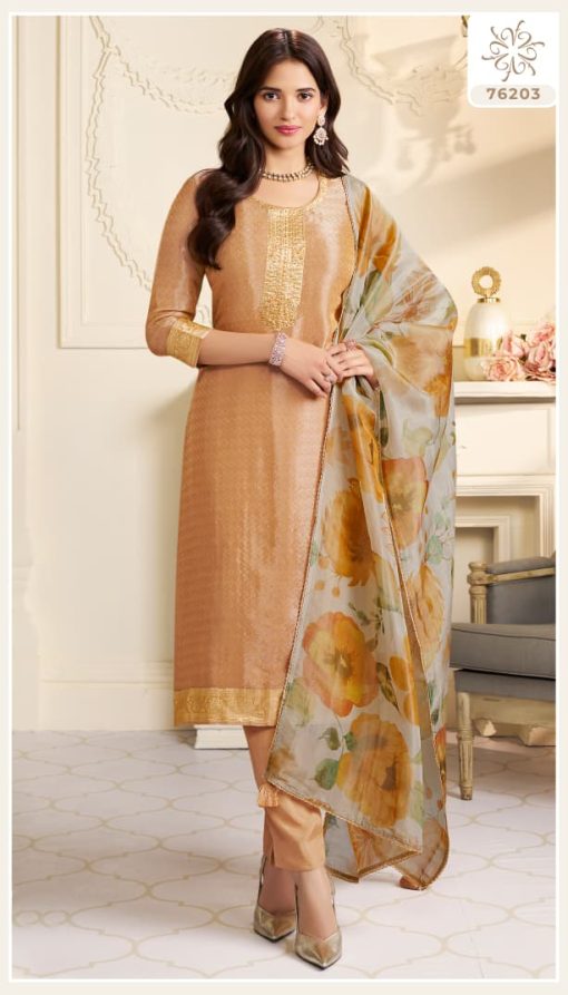 Kuleesh Kanchi by Vinay Silk Salwar Suit Catalog 4 Pcs - Image 7