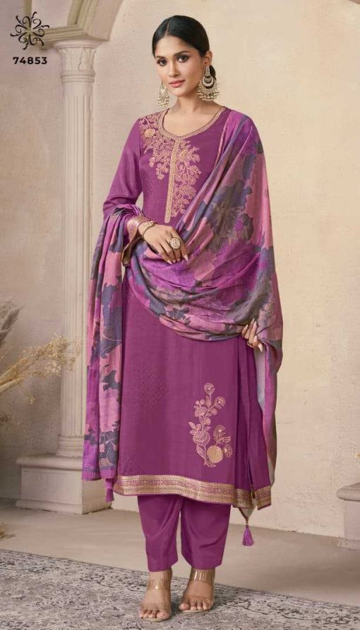 Kuleesh Navya Vol 5 by Vinay Fancy Salwar Suit Catalog 4 Pcs - Image 7
