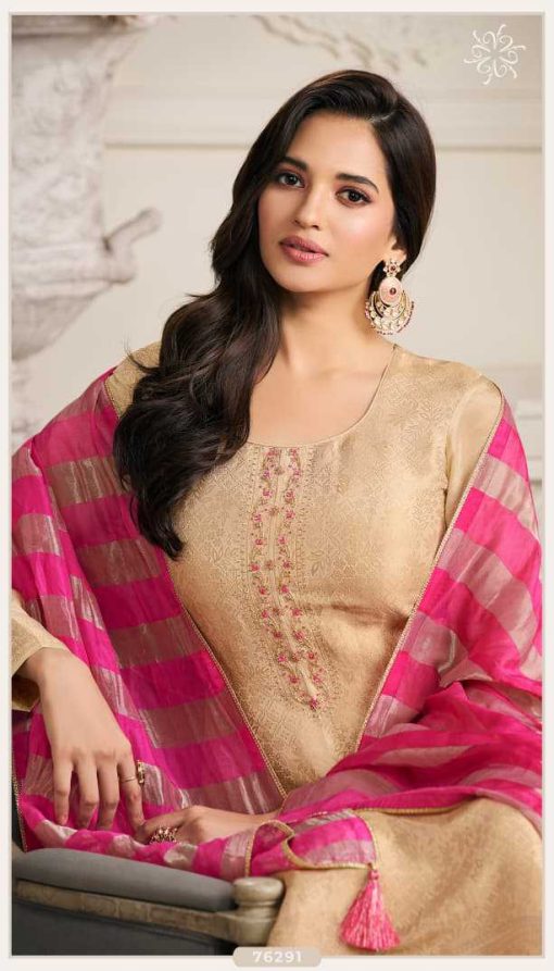 Kuleesh Shirina by Vinay Jacquard Salwar Suit Catalog 4 Pcs - Image 4