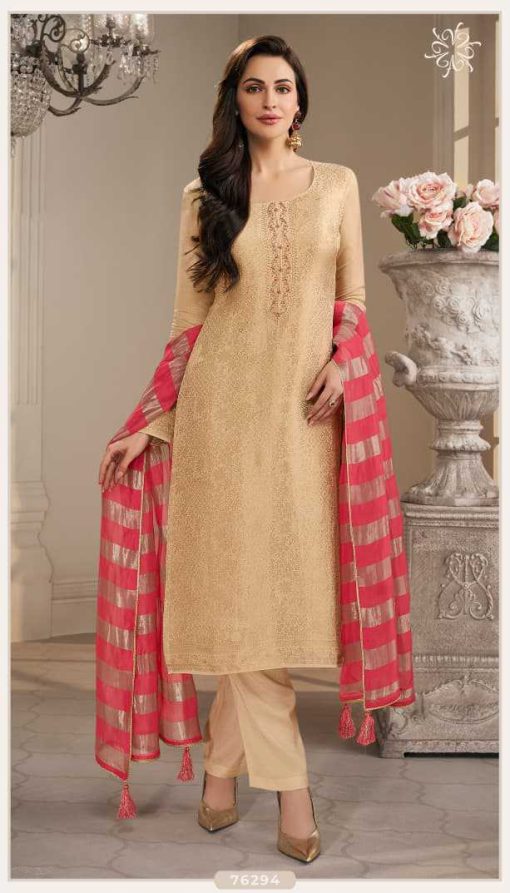 Kuleesh Shirina by Vinay Jacquard Salwar Suit Catalog 4 Pcs - Image 9