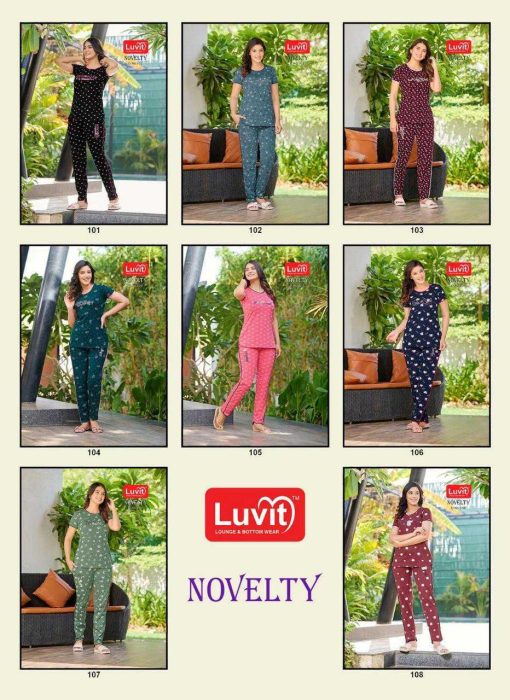 Luvit Novelty Night Wear Wholesale Catalog 8 Pcs - Image 13