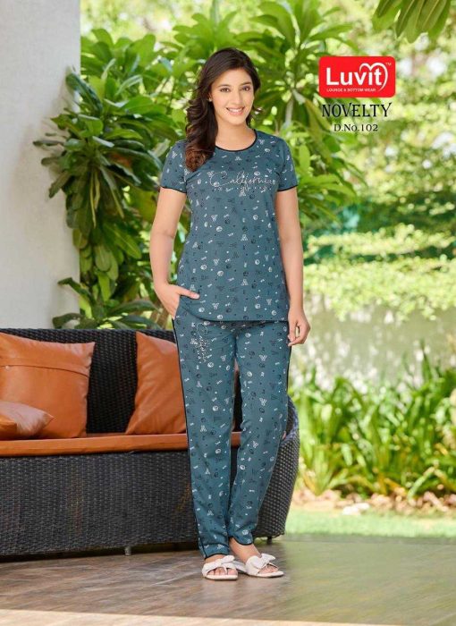 Luvit Novelty Night Wear Wholesale Catalog 8 Pcs - Image 10