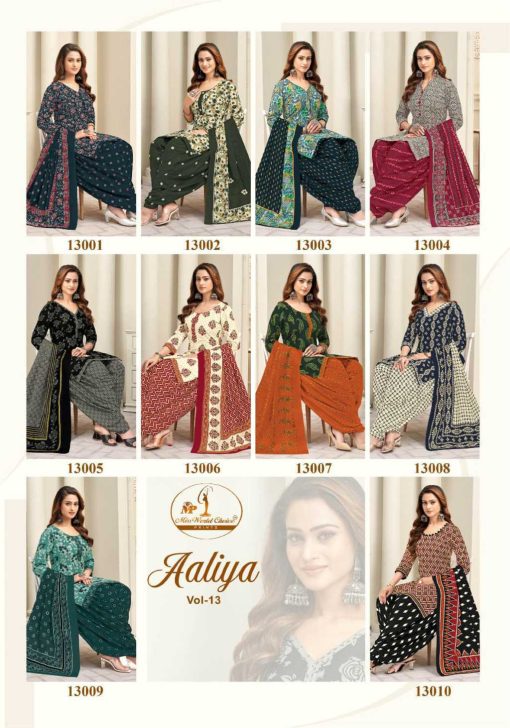 Miss World Choice Aaliya Vol 13 Cotton Readymade Suit Catalog 10 Pcs - Image 18