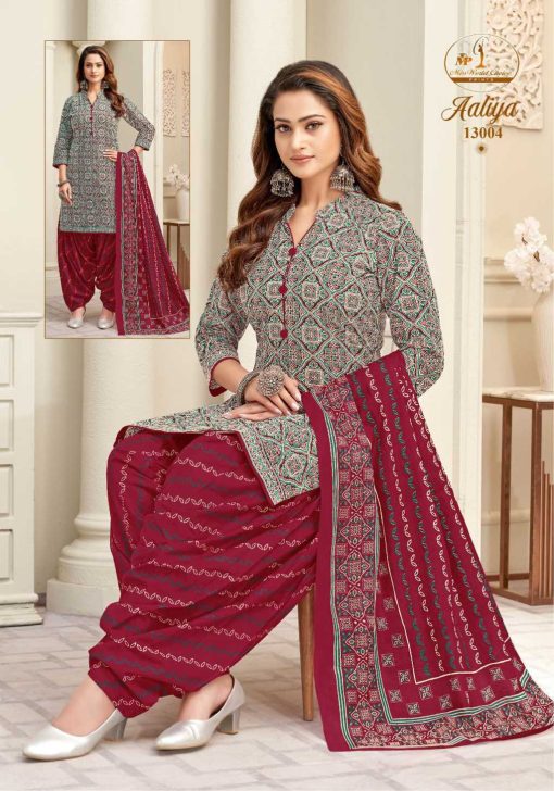 Miss World Choice Aaliya Vol 13 Cotton Readymade Suit Catalog 10 Pcs - Image 3