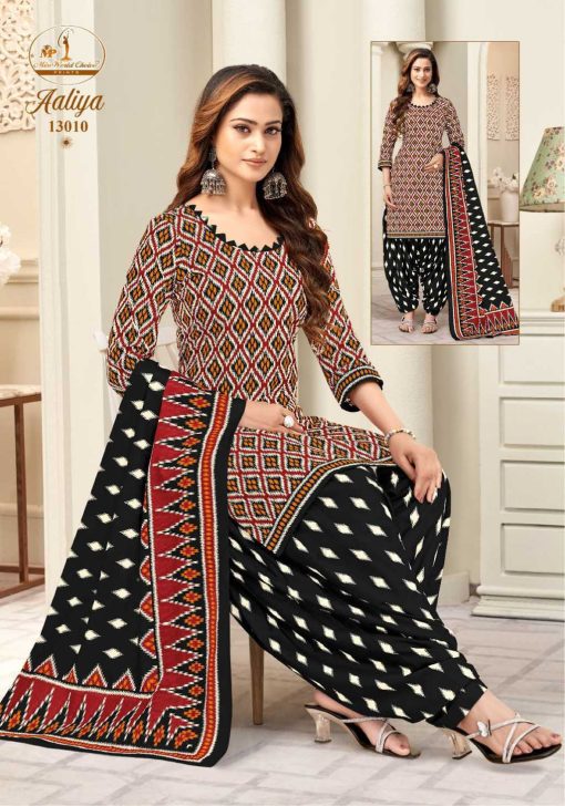 Miss World Choice Aaliya Vol 13 Cotton Readymade Suit Catalog 10 Pcs - Image 6