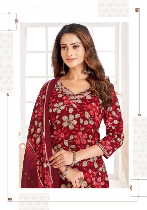 Miss World Choice Trendy Patiyala Vol 4 Cotton Readymade Suit Catalog 10 Pcs - Image 2