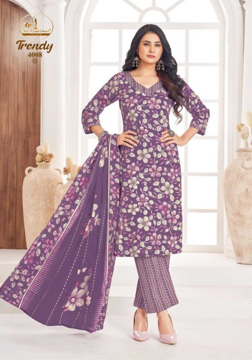 Miss World Choice Trendy Patiyala Vol 4 Cotton Readymade Suit Catalog 10 Pcs - Image 11