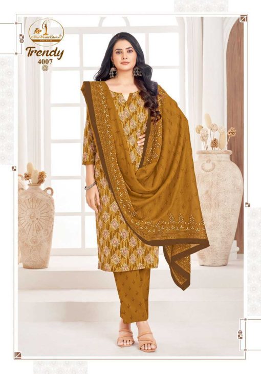 Miss World Choice Trendy Patiyala Vol 4 Cotton Readymade Suit Catalog 10 Pcs - Image 16