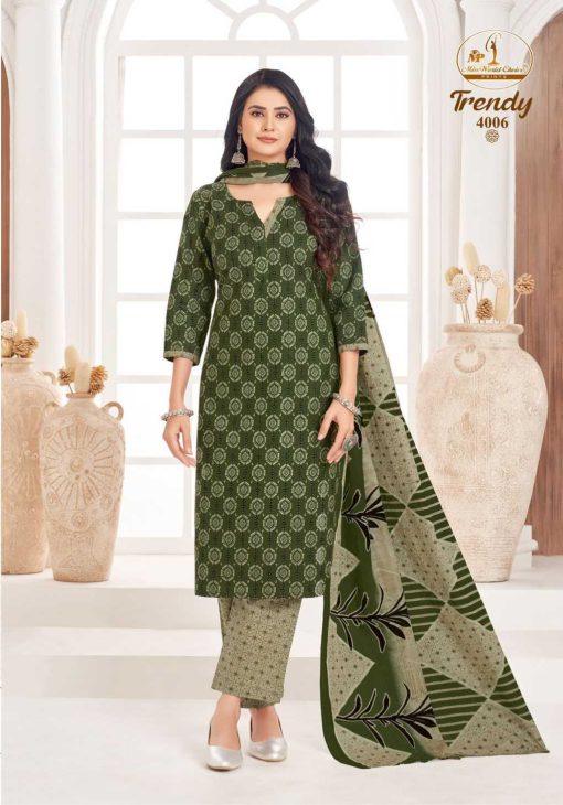 Miss World Choice Trendy Patiyala Vol 4 Cotton Readymade Suit Catalog 10 Pcs - Image 18