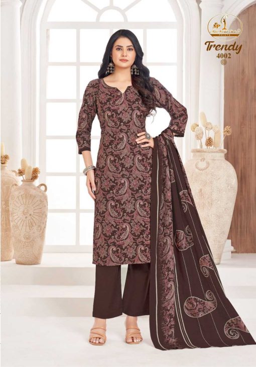 Miss World Choice Trendy Patiyala Vol 4 Cotton Readymade Suit Catalog 10 Pcs - Image 20