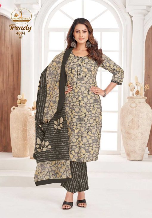 Miss World Choice Trendy Patiyala Vol 4 Cotton Readymade Suit Catalog 10 Pcs - Image 4