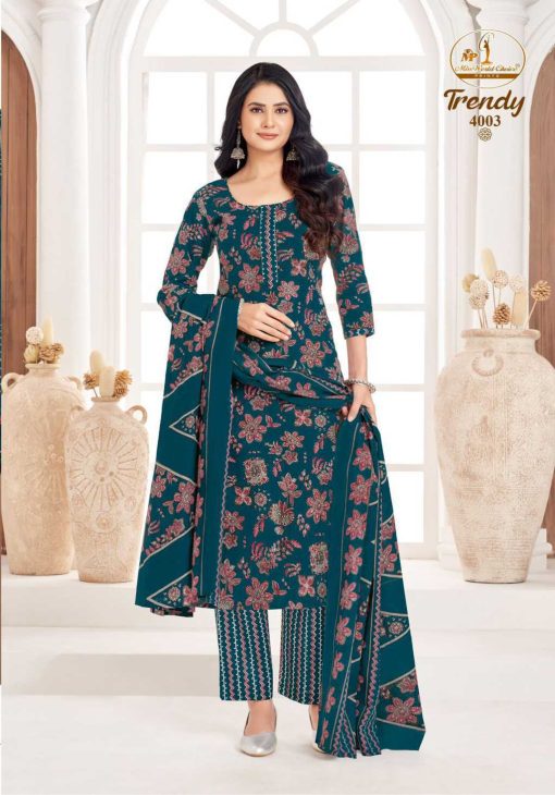 Miss World Choice Trendy Patiyala Vol 4 Cotton Readymade Suit Catalog 10 Pcs - Image 9