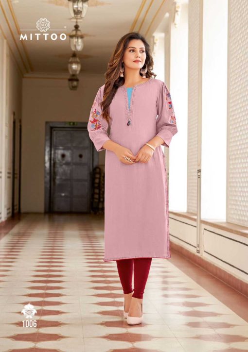 Mittoo Kaamiya Rayon Kurti Catalog 6 Pcs - Image 2
