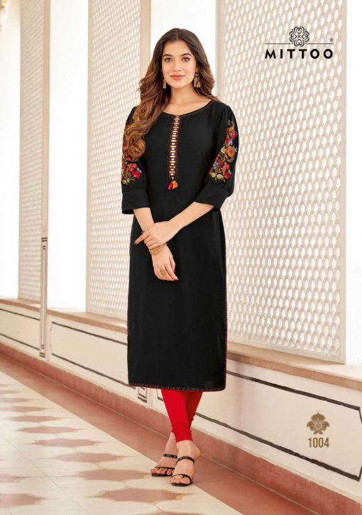 Mittoo Kaamiya Rayon Kurti Catalog 6 Pcs - Image 5