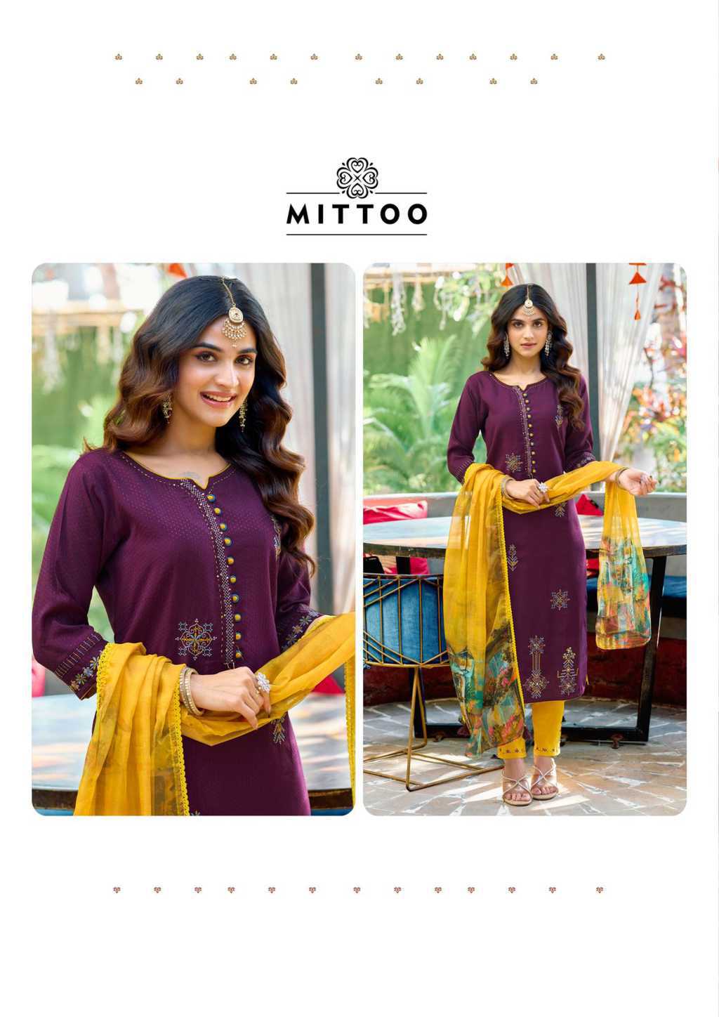 Mittoo Khoobsurat Kurti with Dupatta Bottom Viscose Catalog 6 Pcs (4) Mittoo Khoobsurat Kurti with Dupatta Bottom Viscose Catalog 6 Pcs - Image 5