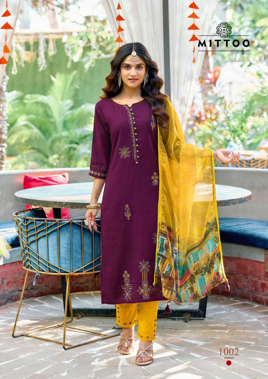 Mittoo Khoobsurat Kurti with Dupatta Bottom Viscose Catalog 6 Pcs (8) Mittoo Khoobsurat Kurti with Dupatta Bottom Viscose Catalog 6 Pcs - Image 9