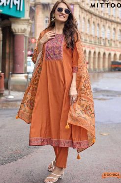 Mittoo Muskaan Vol 2 Silk Kurti with Dupatta Bottom Catalog 6 Pcs