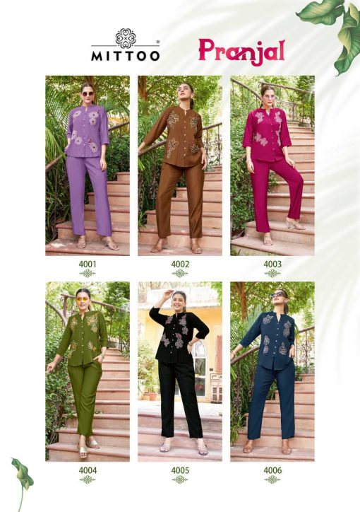 Mittoo Pranjal Viscose Kurti with Bottom Catalog 6 Pcs - Image 12