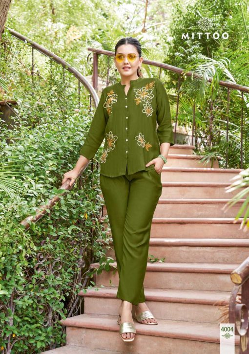 Mittoo Pranjal Viscose Kurti with Bottom Catalog 6 Pcs - Image 4