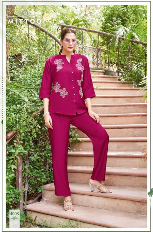 Mittoo Pranjal Viscose Kurti with Bottom Catalog 6 Pcs - Image 5