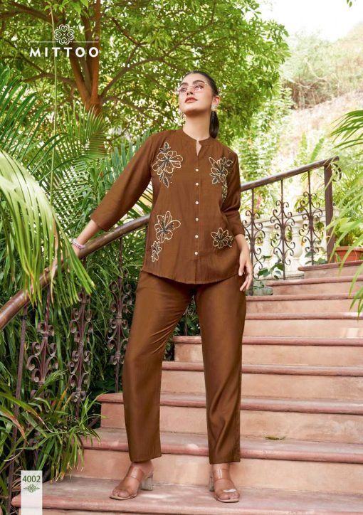Mittoo Pranjal Viscose Kurti with Bottom Catalog 6 Pcs - Image 8