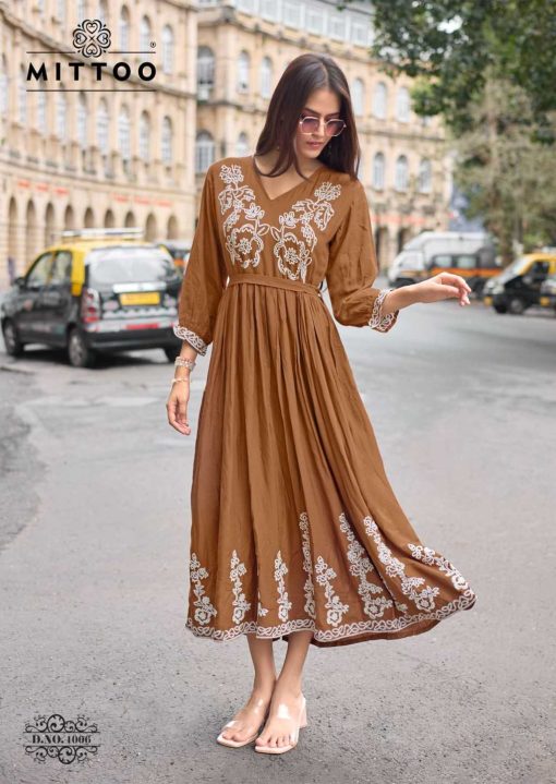 Mittoo Queen Rayon Kurti Catalog 6 Pcs - Image 2