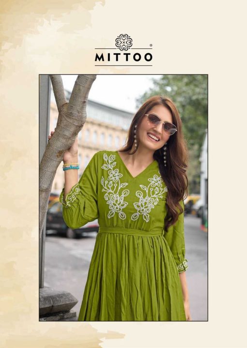 Mittoo Queen Rayon Kurti Catalog 6 Pcs - Image 3