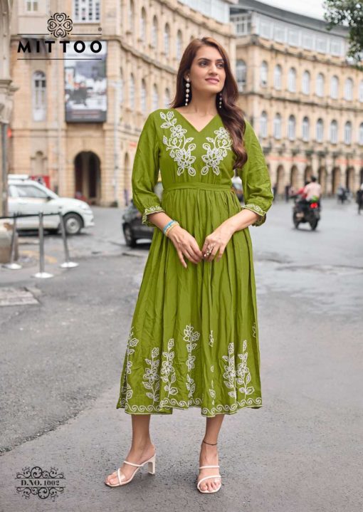 Mittoo Queen Rayon Kurti Catalog 6 Pcs - Image 5