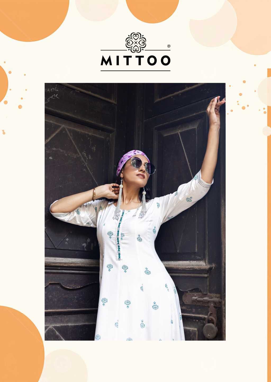 Mittoo Toral Rayon Kurti with Bottom Catalog 5 Pcs (2) Mittoo Toral Rayon Kurti with Bottom Catalog 5 Pcs - Image 3