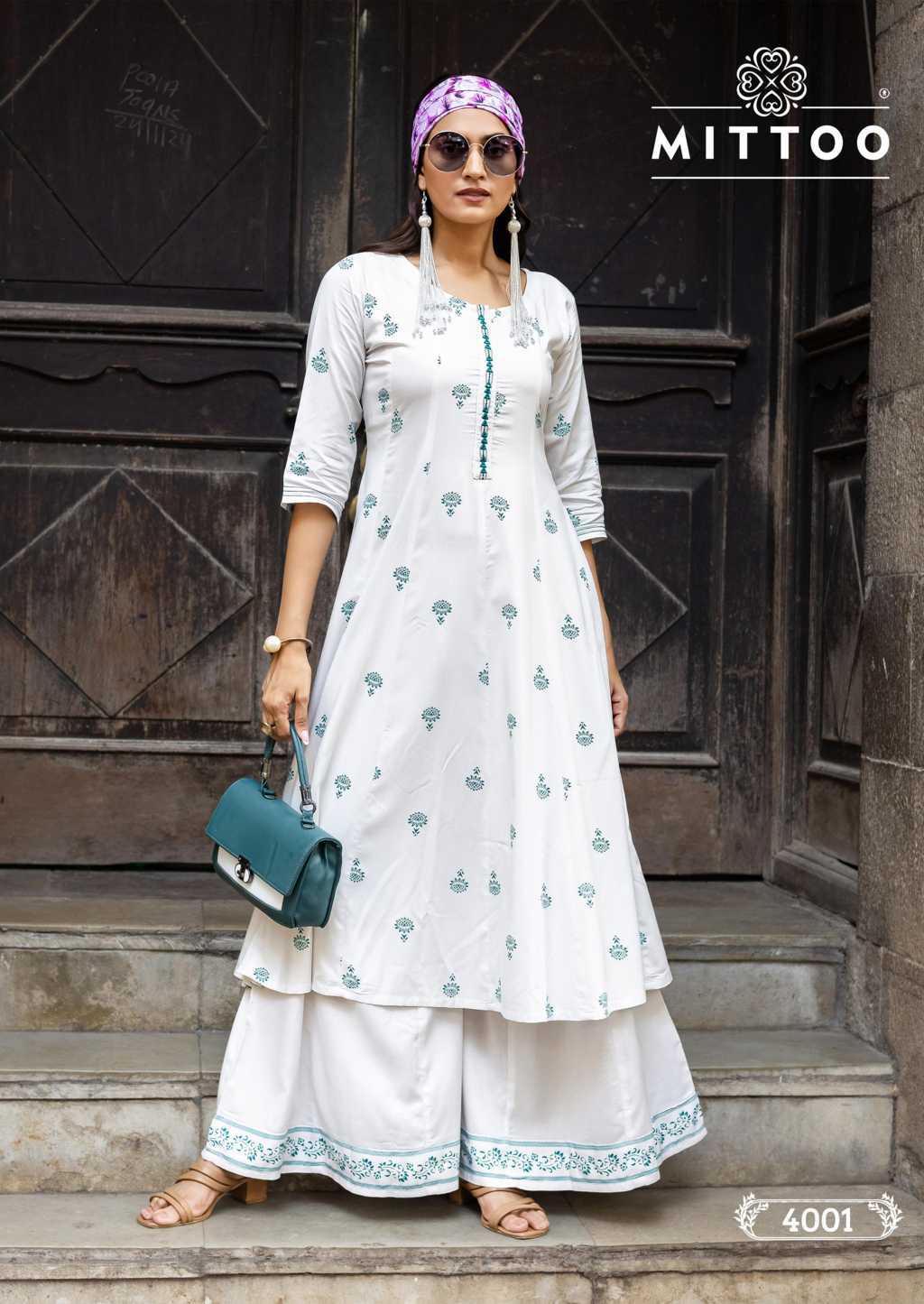 Mittoo Toral Rayon Kurti with Bottom Catalog 5 Pcs (3) Mittoo Toral Rayon Kurti with Bottom Catalog 5 Pcs - Image 4