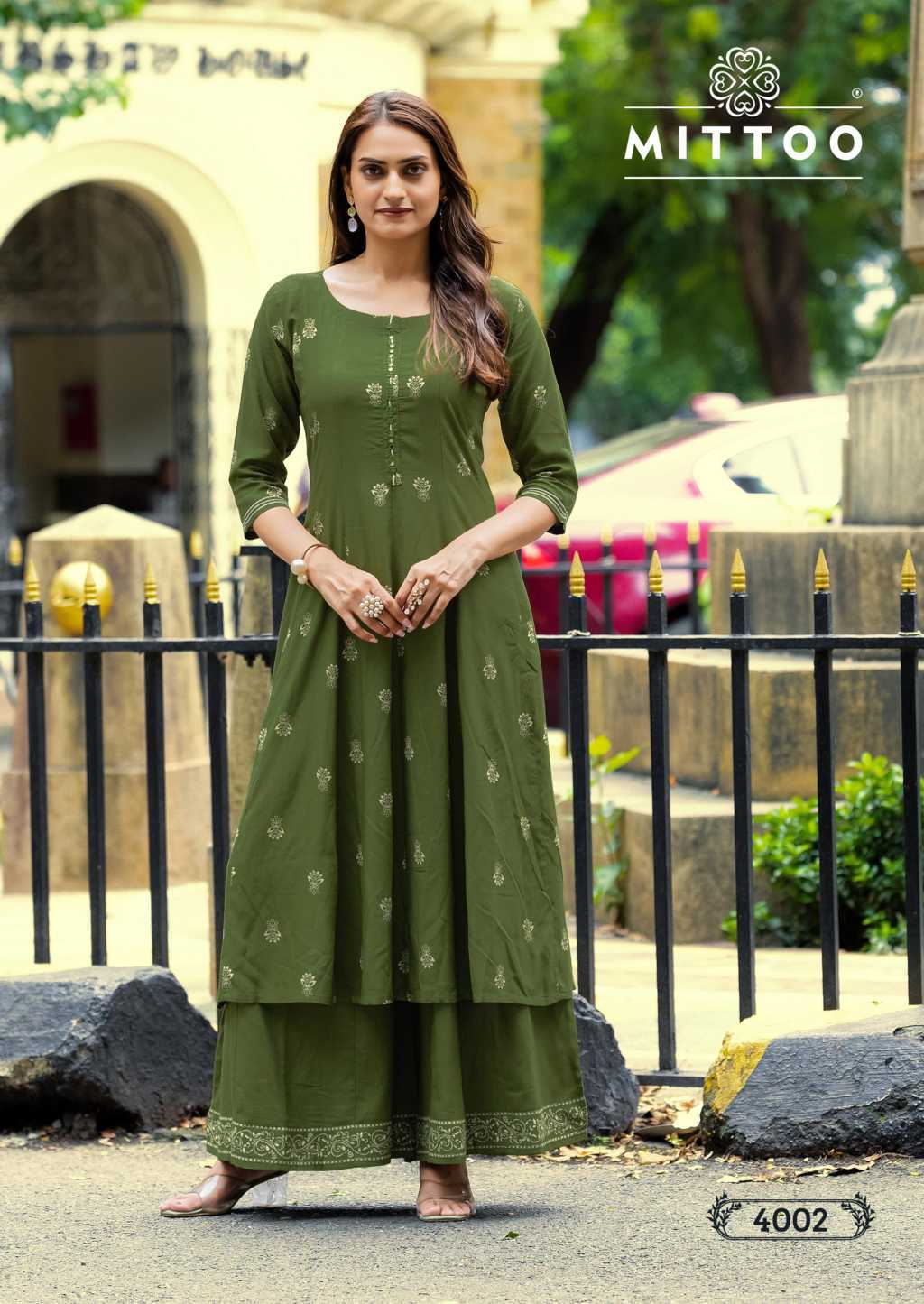 Mittoo Toral Rayon Kurti with Bottom Catalog 5 Pcs (5) Mittoo Toral Rayon Kurti with Bottom Catalog 5 Pcs - Image 6