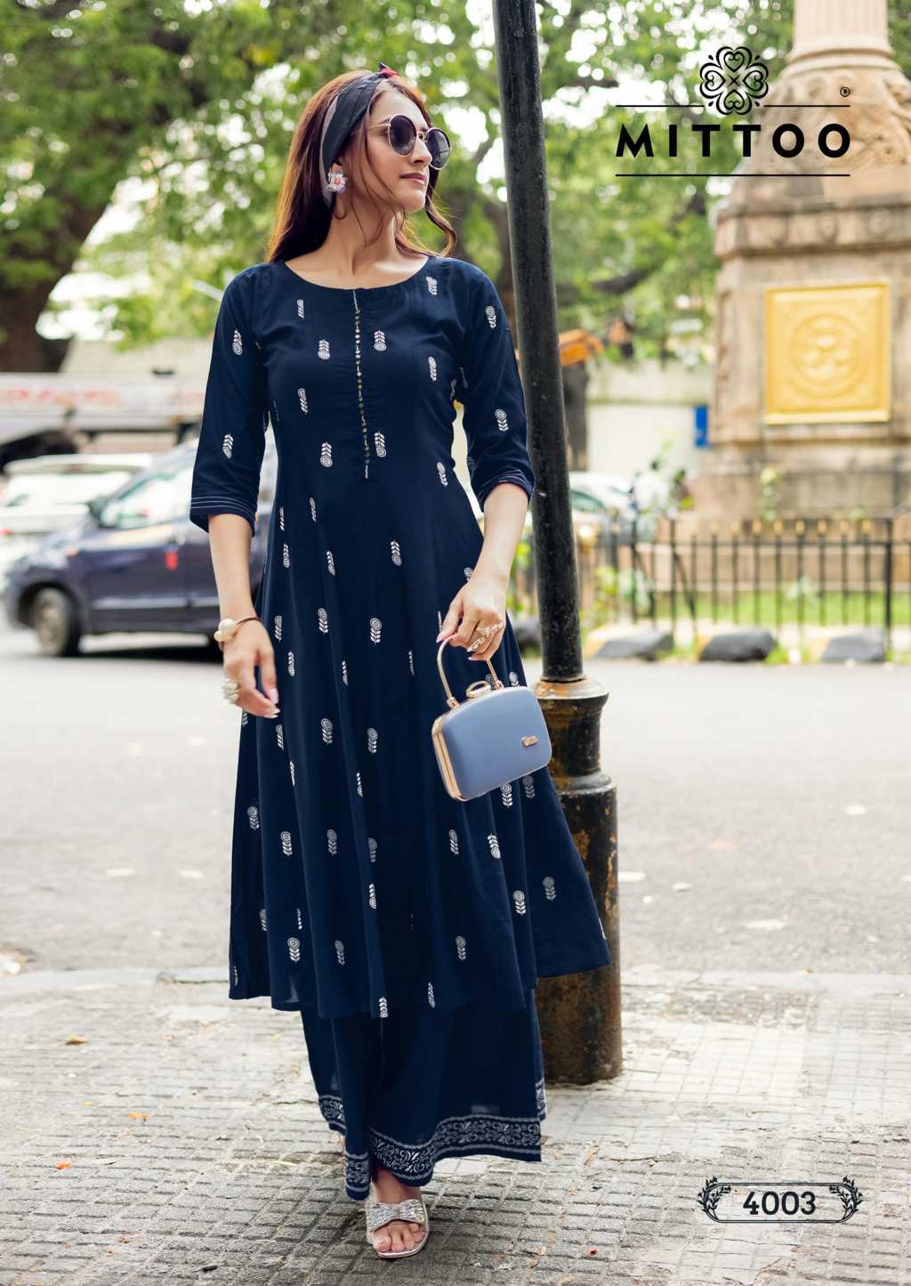 Mittoo Toral Rayon Kurti with Bottom Catalog 5 Pcs (7) Mittoo Toral Rayon Kurti with Bottom Catalog 5 Pcs - Image 8