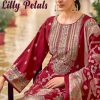 Mumtaz Arts Lilly Petals Silk Salwar Suit Catalog 3 Pcs
