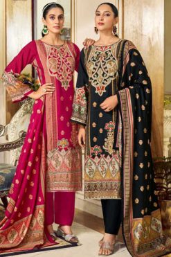 Mumtaz Arts Mehr E Gul Silk Salwar Suit Catalog 4 Pcs 247x371 - Surat Fabrics