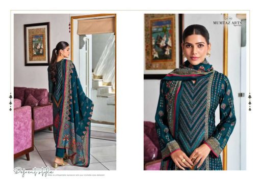 Mumtaz Arts Tohfa Silk Cotton Salwar Suit Catalog 4 Pcs - Image 3