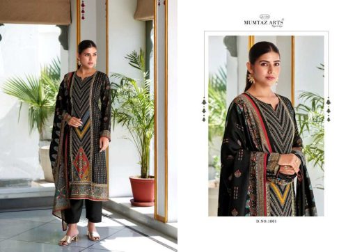 Mumtaz Arts Tohfa Silk Cotton Salwar Suit Catalog 4 Pcs - Image 4