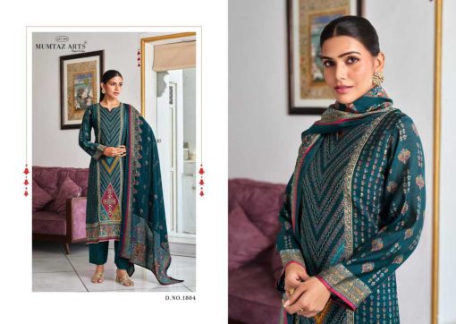 Mumtaz Arts Tohfa Silk Cotton Salwar Suit Catalog 4 Pcs - Image 8