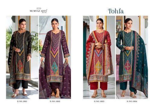Mumtaz Arts Tohfa Silk Cotton Salwar Suit Catalog 4 Pcs - Image 9