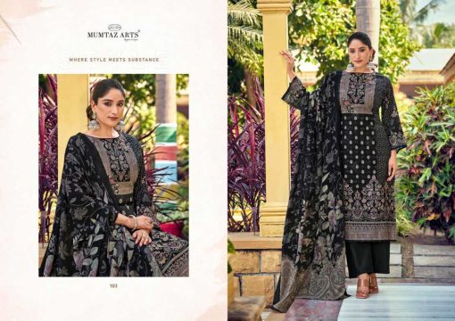 Mumtaz Arts Vaani Satin Salwar Suit Catalog 4 Pcs - Image 3