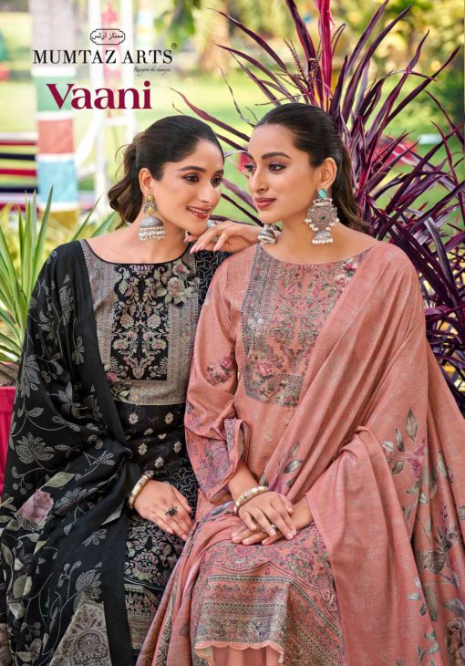 Mumtaz Arts Vaani Satin Salwar Suit Catalog 4 Pcs - Image 7