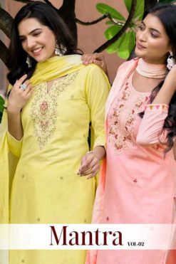 Ossm Mantra Vol 2 Kurti with Bottom Cotton Catalog 6 Pcs